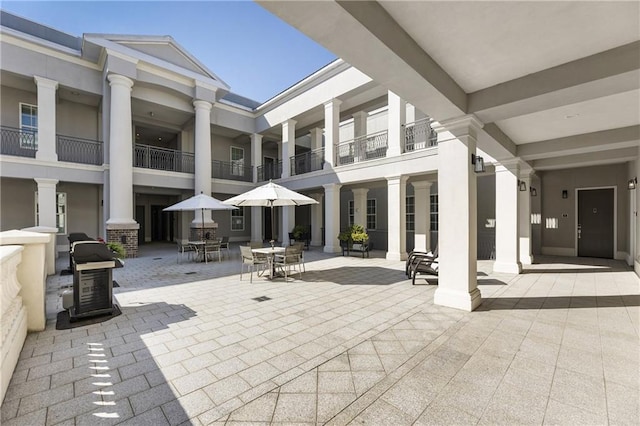 view of patio / terrace with outdoor dining space