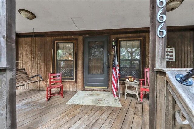 view of patio / terrace with an outbuilding and a garage