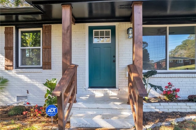 view of entrance to property