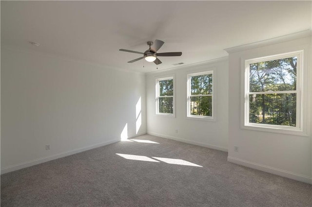 2260 Siskin Square Rd Unit 90, Duluth, GA 30096 - carpeted empty room featuring plenty of natural light, a ceiling fan, and baseboards