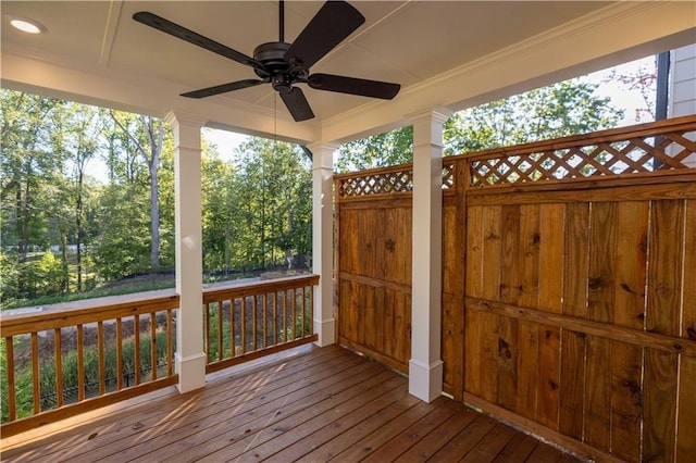2260 Siskin Square Rd Unit 90, Duluth, GA 30096 - deck with ceiling fan