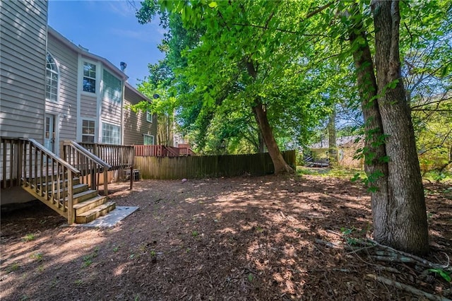 6509 Charter Way, Lithonia, GA 30058 - view of yard featuring a wooden deck