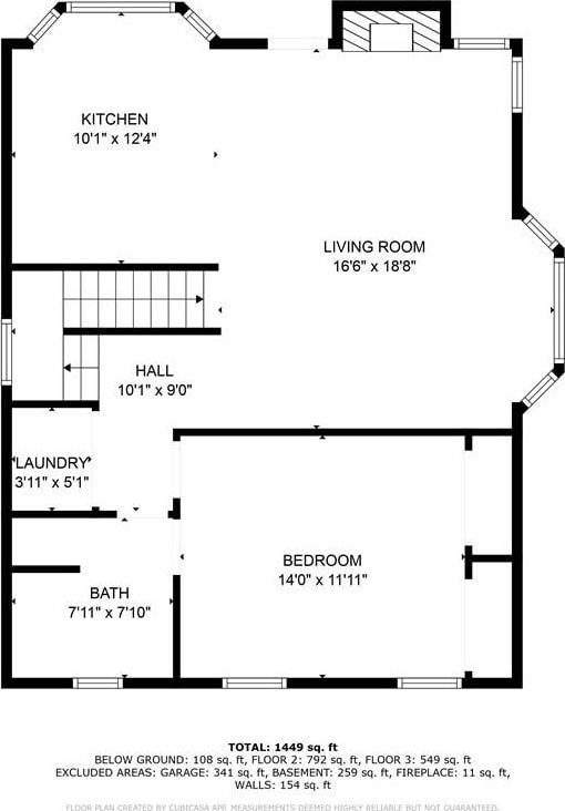 6509 Charter Way, Lithonia, GA 30058 - floor plan / room layout