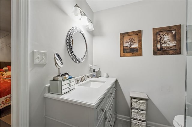 2900 Townley Cir, Atlanta, GA 30340 - bathroom with vanity, toilet, and ensuite bathroom