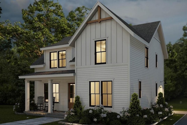 71 Chestatee Rd, Cleveland, GA 30528 - view of front facade featuring covered porch