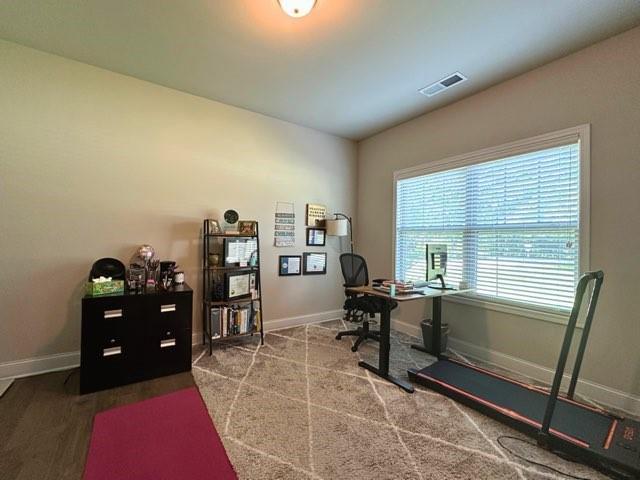 360 Walker Rd, Byron, GA 31008 - office area with baseboards