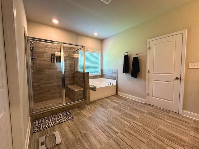 360 Walker Rd, Byron, GA 31008 - full bath with a garden tub and a stall shower