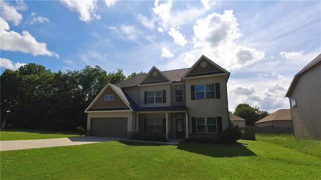 360 Walker Rd, Byron, GA 31008 - craftsman house featuring concrete driveway and a garage