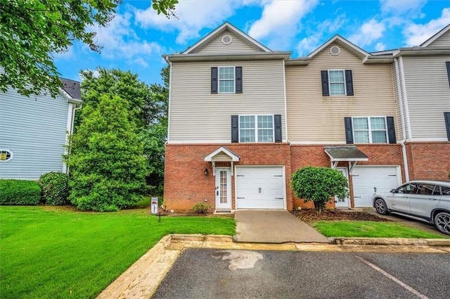 33 Middlebrook Dr, Cartersville, GA 30120 - multi unit property featuring brick siding, a front yard, and an attached garage