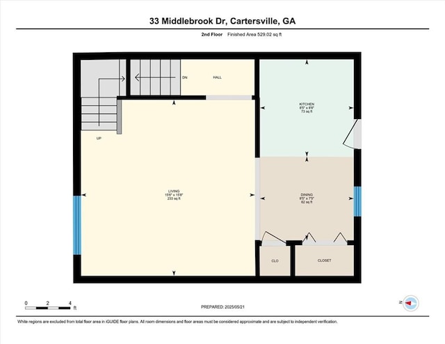 33 Middlebrook Dr, Cartersville, GA 30120 - home floor plan