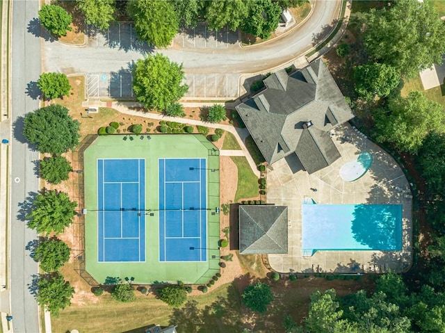 3202 Lucky Pl, Conyers, GA 30013 - drone / aerial view of a pool