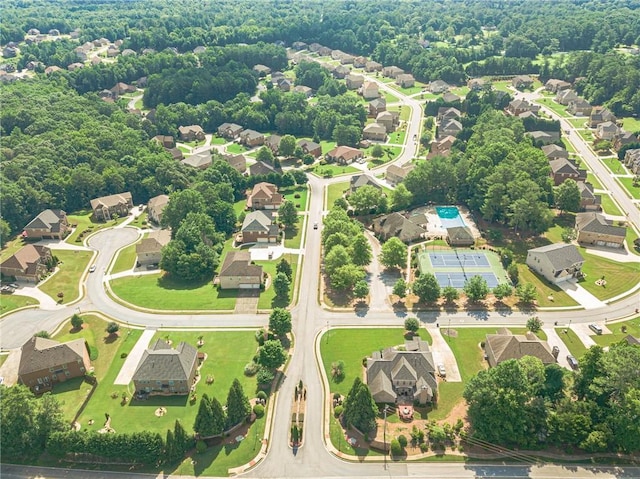 3202 Lucky Pl, Conyers, GA 30013 - aerial view of property and surrounding area with nearby suburban area