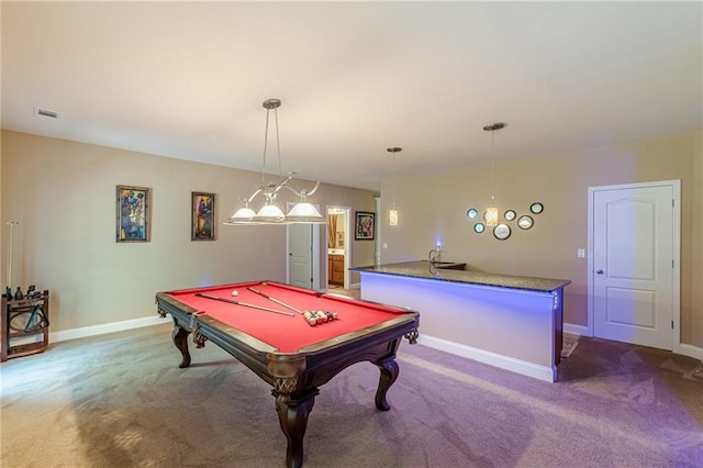 3202 Lucky Pl, Conyers, GA 30013 - game room featuring carpet floors and pool table
