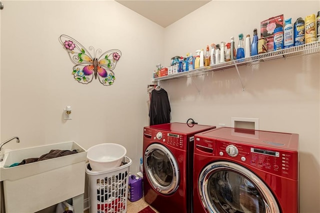 3202 Lucky Pl, Conyers, GA 30013 - laundry area featuring independent washer and dryer