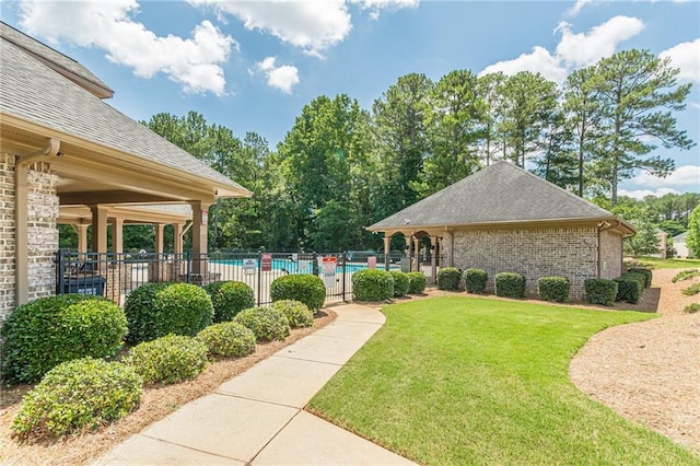 3202 Lucky Pl, Conyers, GA 30013 - view of community featuring a swimming pool