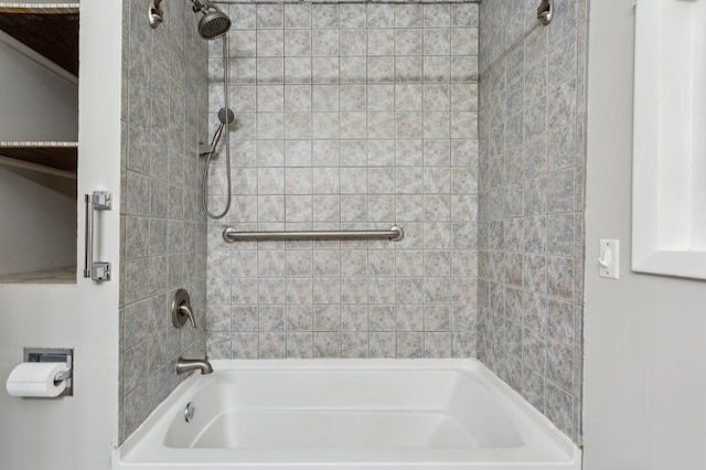 bathroom featuring tub / shower combination