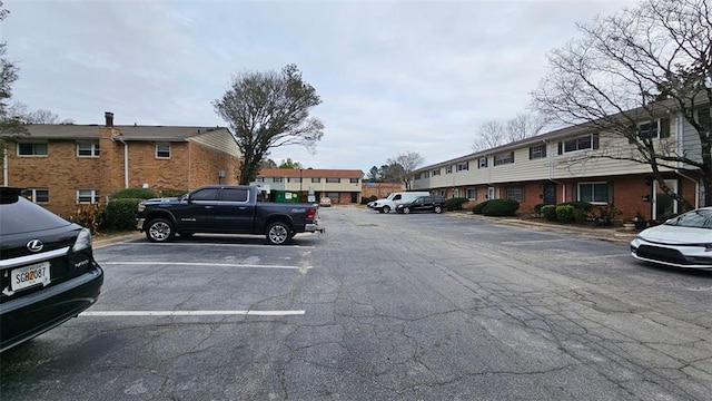 view of uncovered parking lot