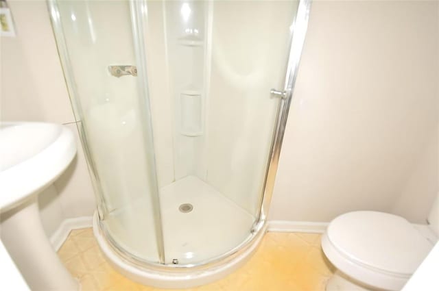 2172 Cold Springs Cir, Lithonia, GA 30058 - full bathroom featuring a stall shower and tile patterned flooring