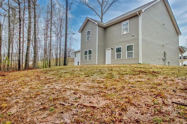 view of rear view of property