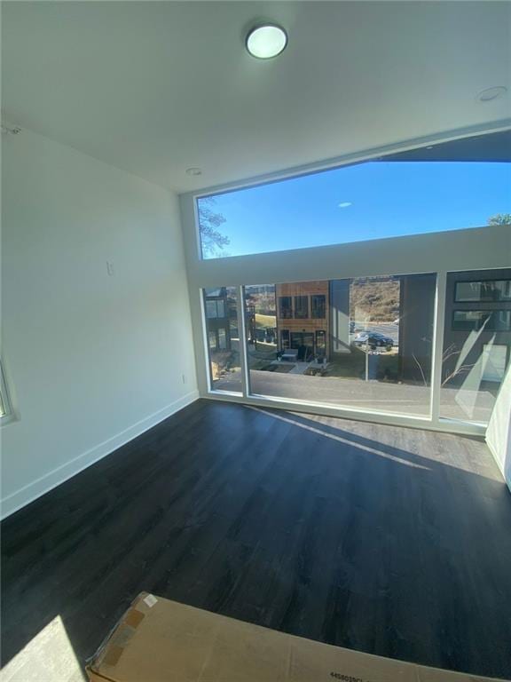 interior space featuring hardwood / wood-style floors