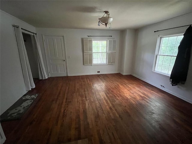 15 Liberty St, Gainesville, GA 30501 - unfurnished room featuring dark wood-type flooring and baseboards