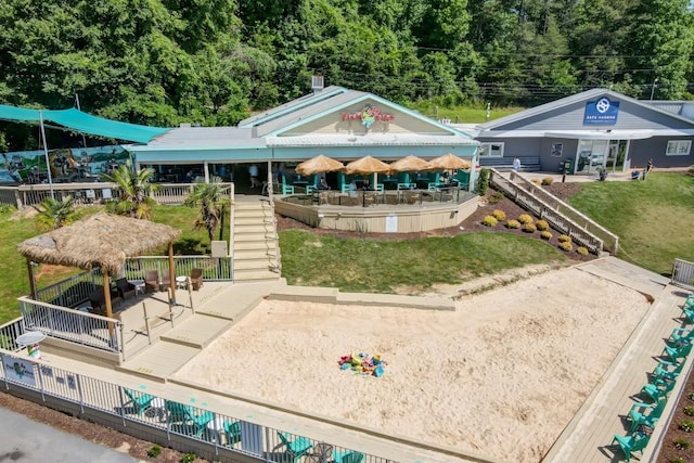 view of home's community featuring a gazebo