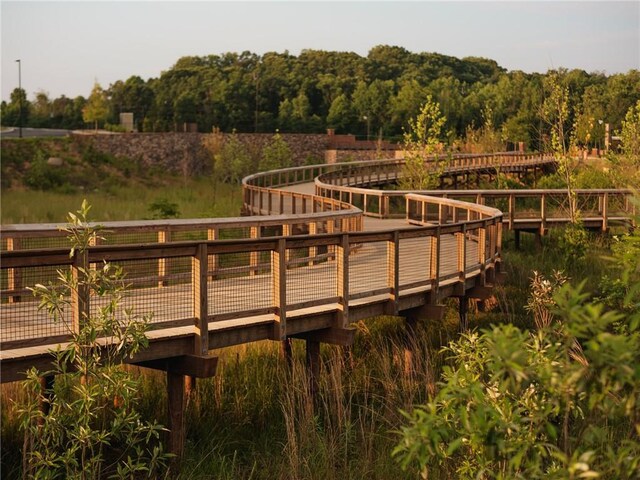 dock area featuring a deck