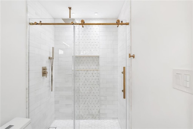 5041 Corinault Pl NW, Acworth, GA 30101 - bathroom with a shower stall and toilet