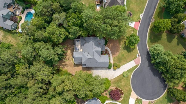5041 Corinault Pl NW, Acworth, GA 30101 - aerial view of property's location featuring a pool