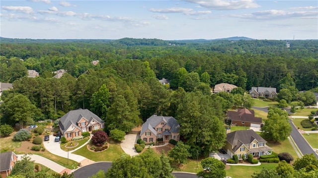 5041 Corinault Pl NW, Acworth, GA 30101 - aerial perspective of suburban area with a forest