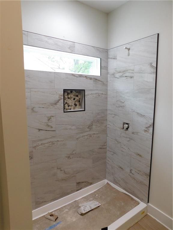 100 Elbert Gaddis Rd, Dahlonega, GA 30533 - bathroom featuring tiled shower