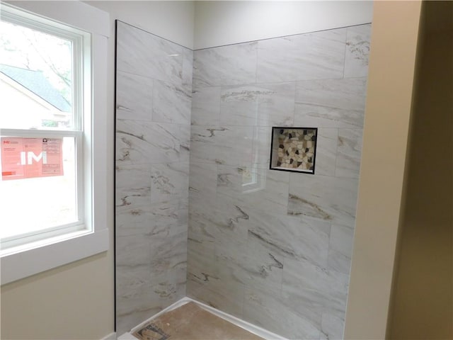 100 Elbert Gaddis Rd, Dahlonega, GA 30533 - full bathroom with healthy amount of natural light and a tile shower