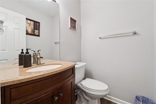 4147 Pinehurst Valley Dr, Decatur, GA 30034 - half bath with vanity, toilet, and baseboards