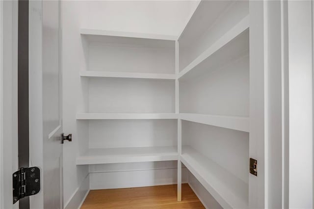 view of pantry