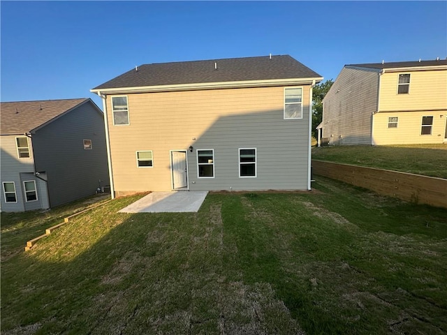 11045 Shadow Creek Ter, Hampton, GA 30228 - rear view of property featuring a patio and a yard