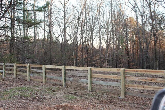 view of local wilderness with a wooded view