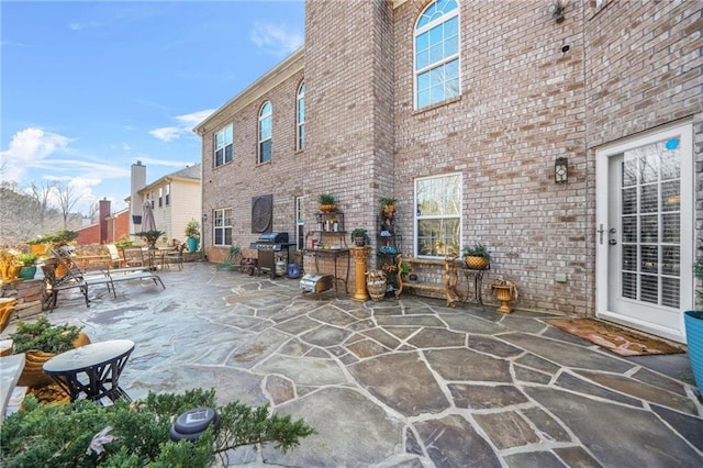 view of patio / terrace featuring area for grilling