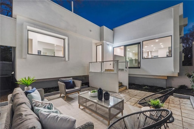 view of patio / terrace featuring outdoor lounge area