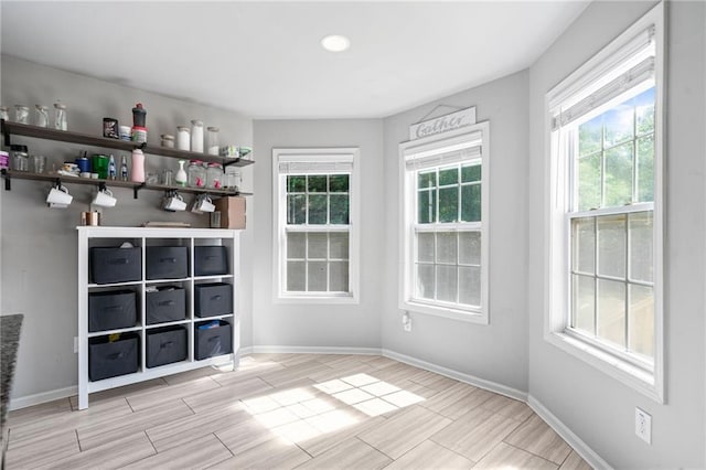 244 Bryn Brooke Dr, Dawsonville, GA 30534 - bar area featuring wood tiled floors and baseboards