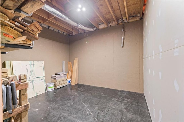 244 Bryn Brooke Dr, Dawsonville, GA 30534 - view of unfinished below grade area