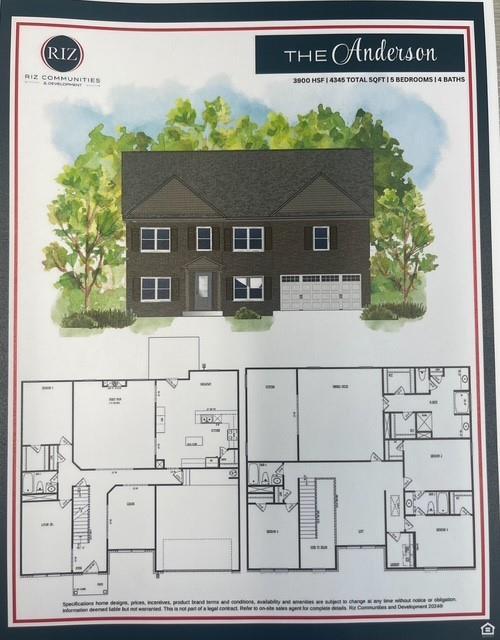 171 Silvercrest Dr, Acworth, GA 30101 - floor plan / room layout