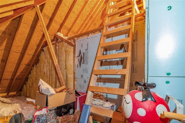 930 Brenau Point Dr, Gainesville, GA 30501 - view of unfinished attic