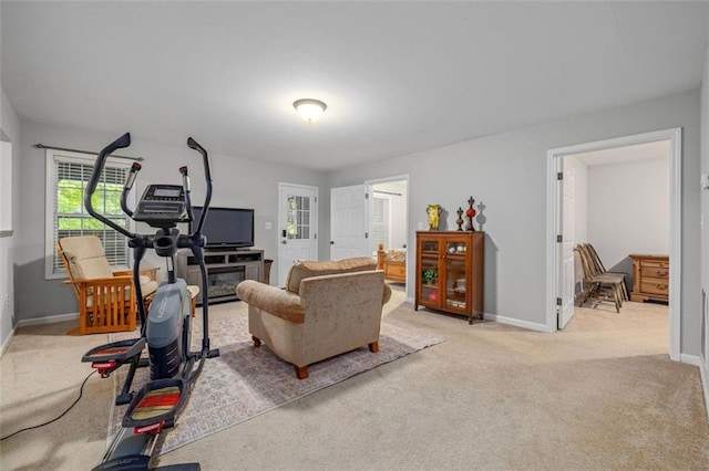 930 Brenau Point Dr, Gainesville, GA 30501 - living area with carpet floors, plenty of natural light, and baseboards