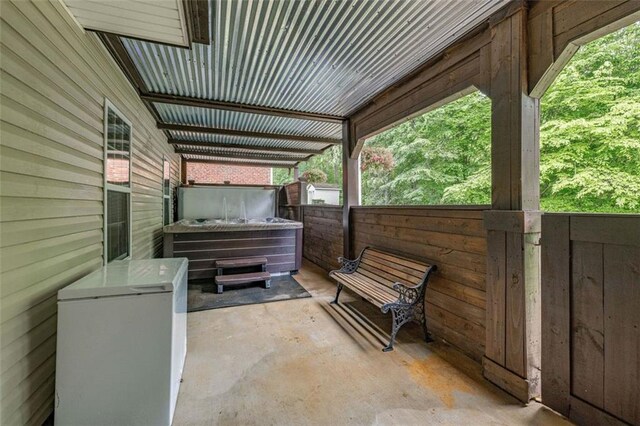 930 Brenau Point Dr, Gainesville, GA 30501 - view of patio / terrace with fence