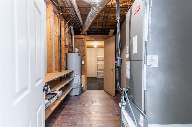 3664 Maple Forge Ln, Gainesville, GA 30504 - utility room with heating unit and gas water heater