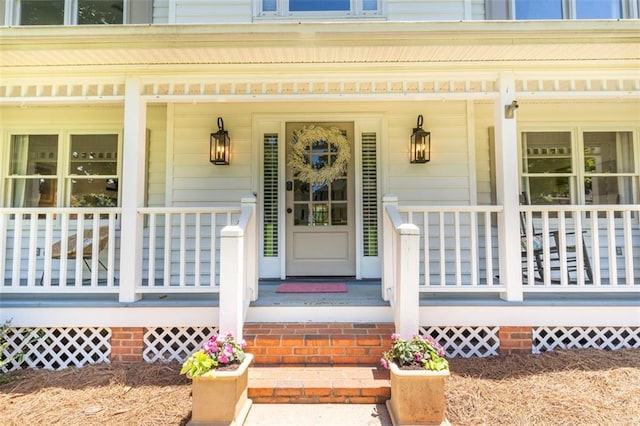 3664 Maple Forge Ln, Gainesville, GA 30504 - view of exterior entry featuring a porch