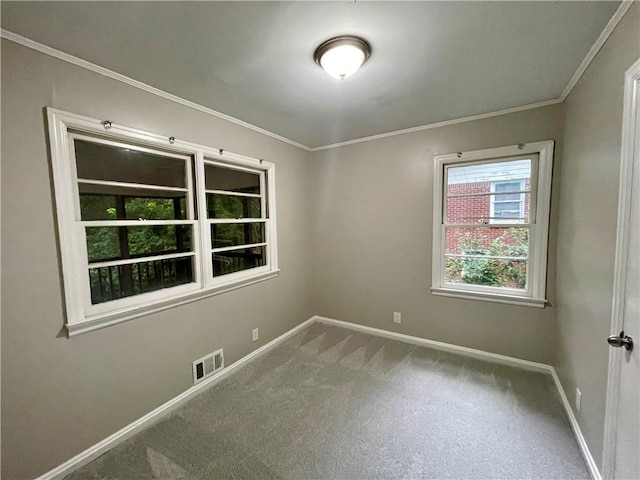 25 Gladstone Dr SW, Marietta, GA 30060 - carpeted spare room featuring baseboards and crown molding
