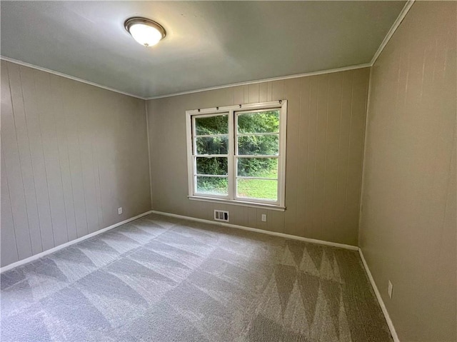 25 Gladstone Dr SW, Marietta, GA 30060 - carpeted empty room featuring wooden walls and ornamental molding