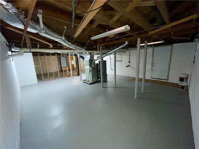25 Gladstone Dr SW, Marietta, GA 30060 - unfinished basement with heating unit