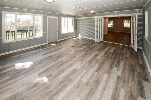 interior space featuring hardwood / wood-style flooring